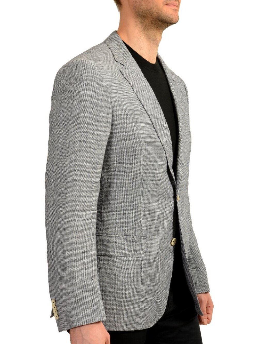 Hugo Boss Men's "Hutch5" 100% Linen Two Button Blazer US 42R IT 52R - Picture 2 of 6